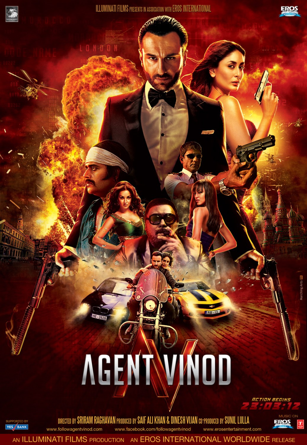 Agent vinod 2012)   full cast  crew   imdb
